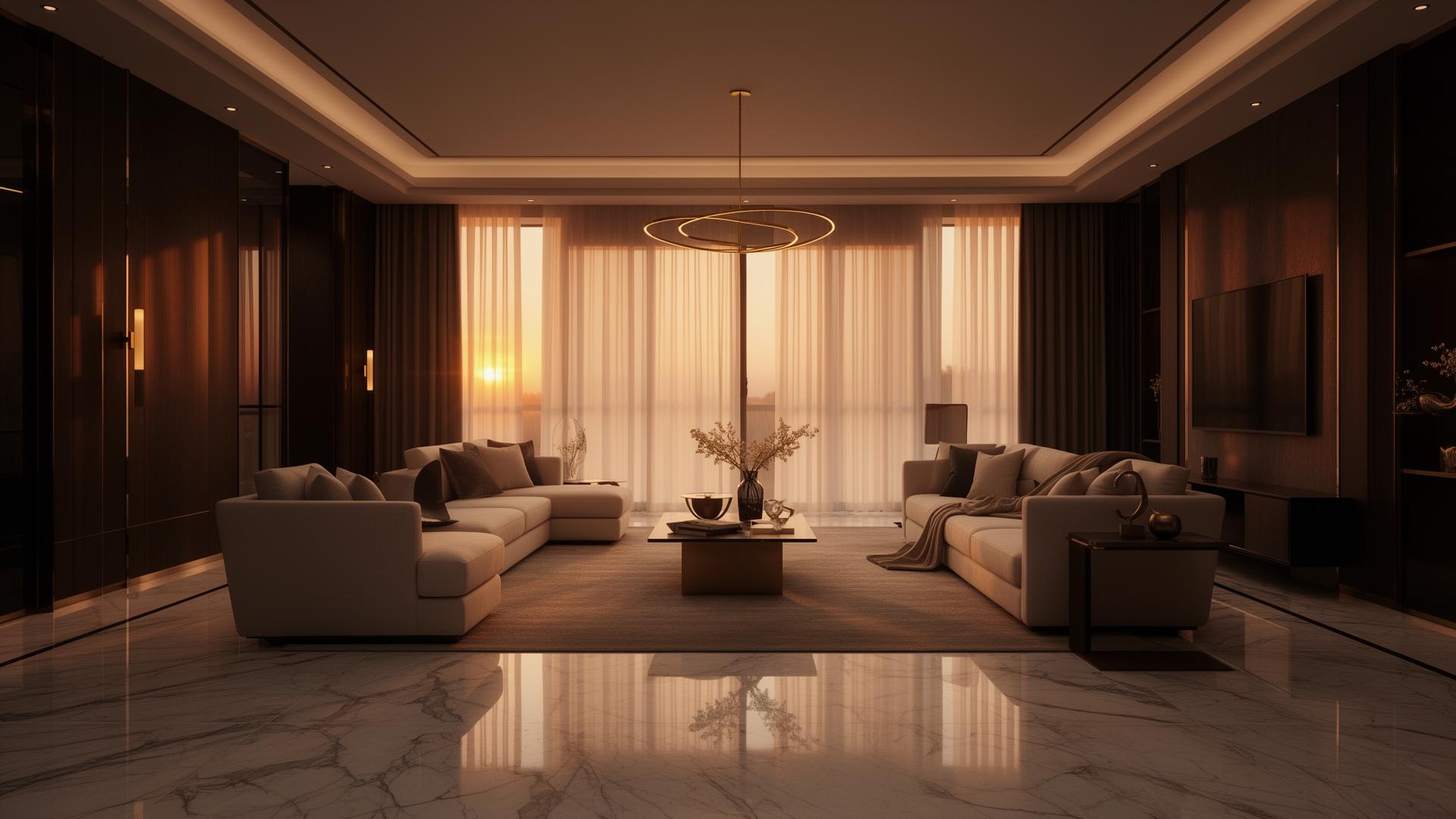 Premium clean luxury interior